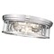 Z-Lite Clarion 4 Light Flush Mount, Polished Nickel & Inner Clear Water & Outer Clear 493F4-PN - alternate 2